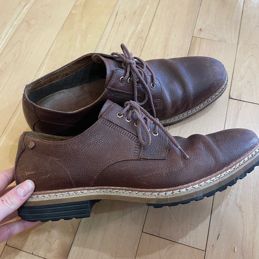 Timberland leather Oxford shoes